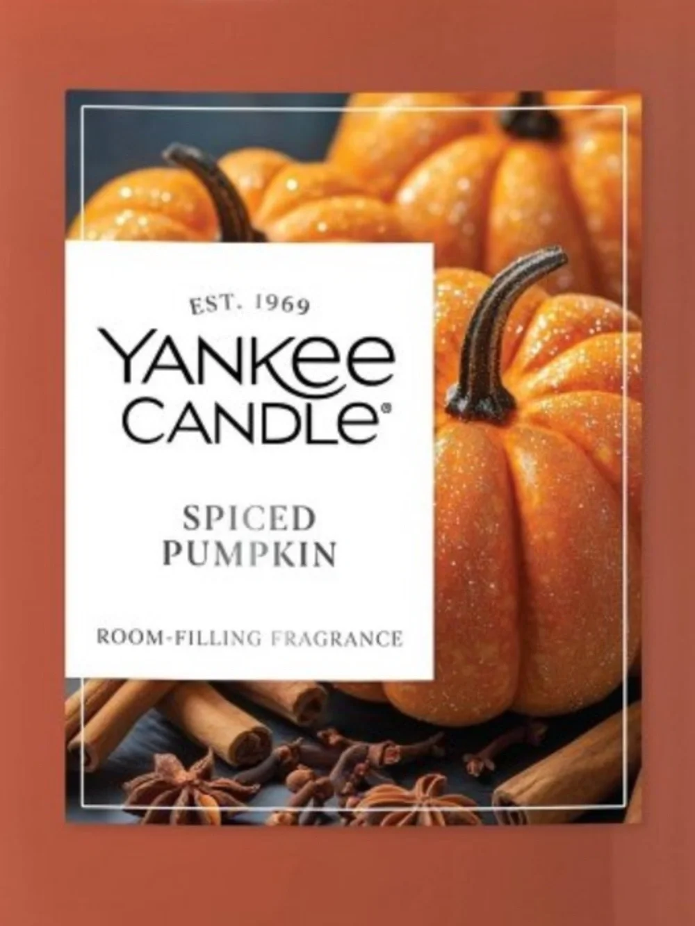 Yankee Candle Spiced Pumpkin Original Large 22oz Jar Candle
